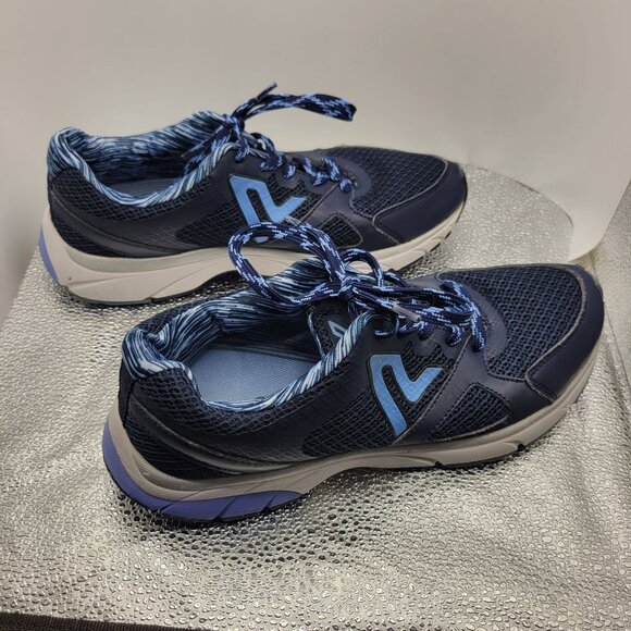 Vionic Womens Satima Sneakers 1st Ray Technology Navy Blue Mesh Comfort Shoes 9 - Picture 4 of 10